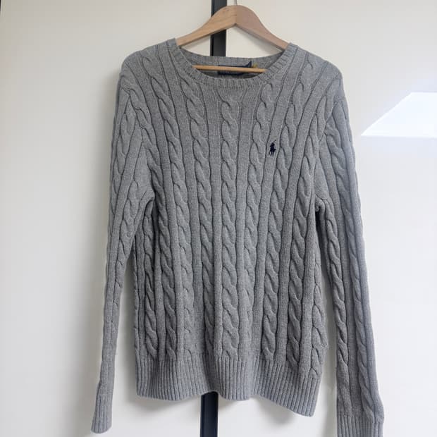 [정품]폴로 그레이 신형니트