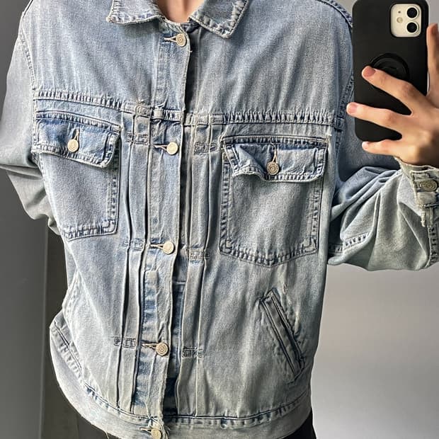 RRL 보로 데님 트러커 자켓