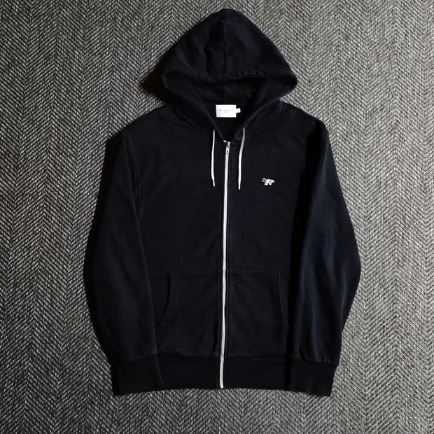 신형 메종 키츠네 트리컬러 폭스 후드집업

