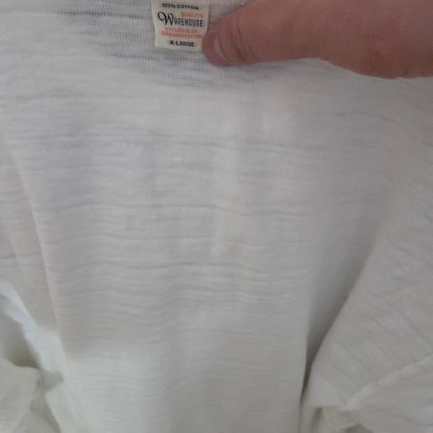 XL 웨어하우스 롱슬리브 5906 화이트, 블랙 일괄