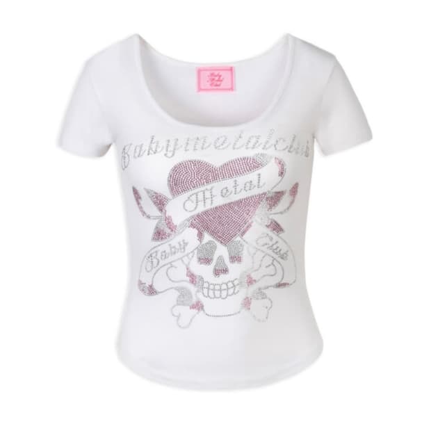 베이비메탈클럽 베메클 스컬티 화이트