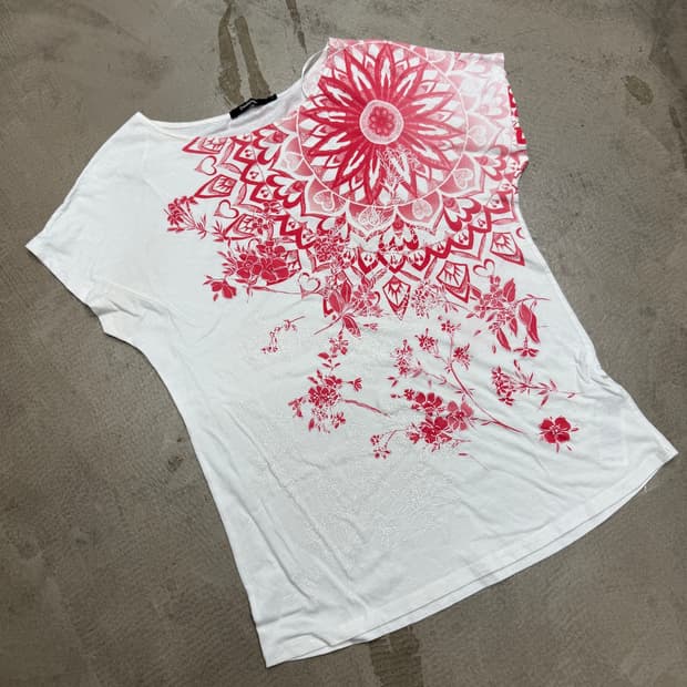 19SS 데시구알 만다라 플라워 티셔츠