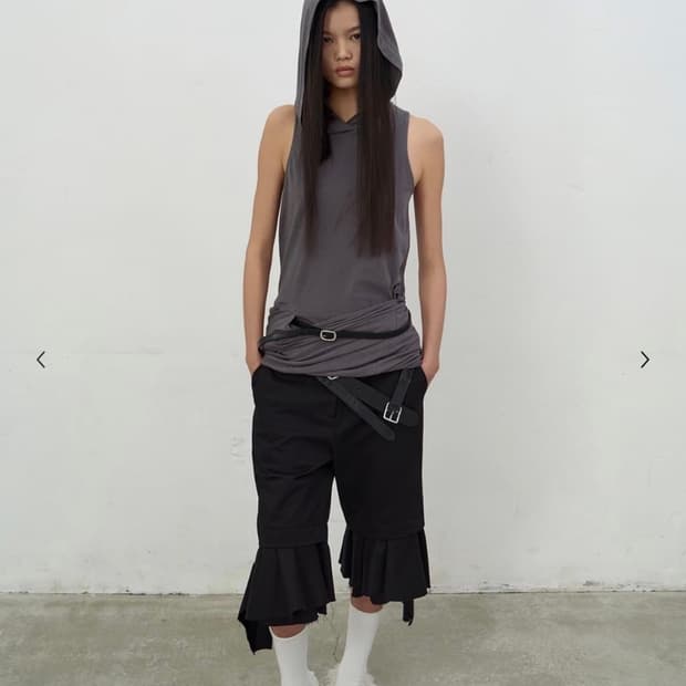 LCDC Hooded sleeveless top