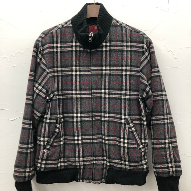 dog house 타탄 체크 집업