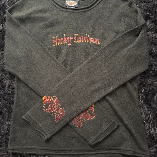HARLEY-DAVIDSON  Black long sleeve