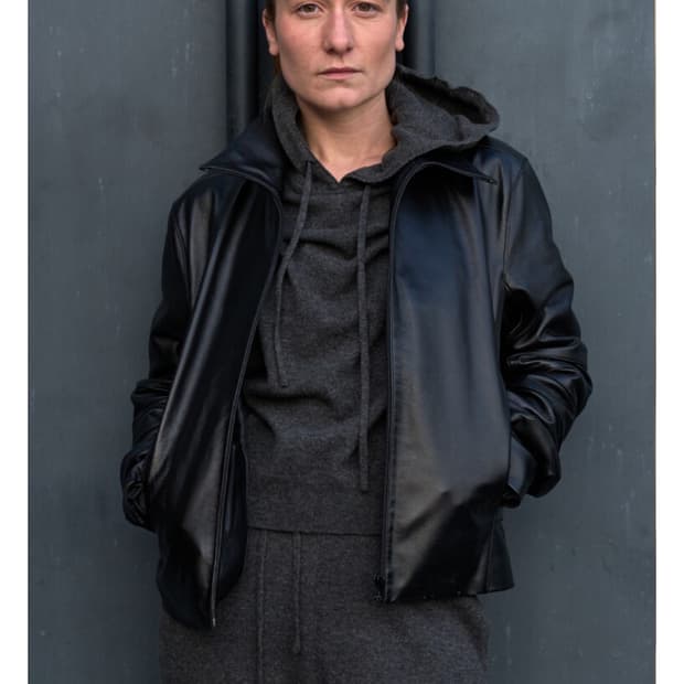 머듈 니트 후디 블랙 0사이즈