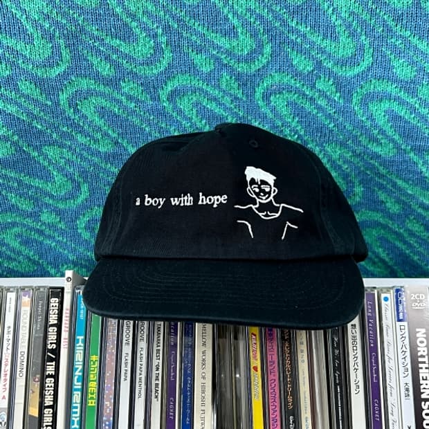 보이 위드 호프 5 패널 캡 블랙 thelittlemarch 더리틀마치 