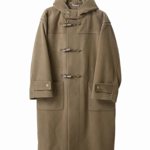 오라리 AURALEE 18AW 울 캐시미어 더플코트 4사이즈