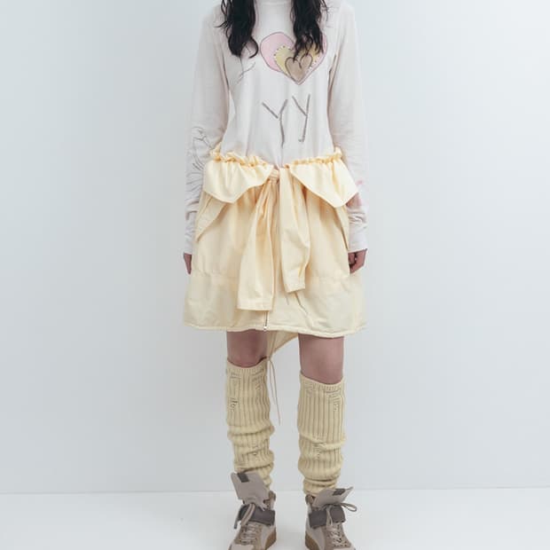 OPEN YY WRAP PADDED SKIRT