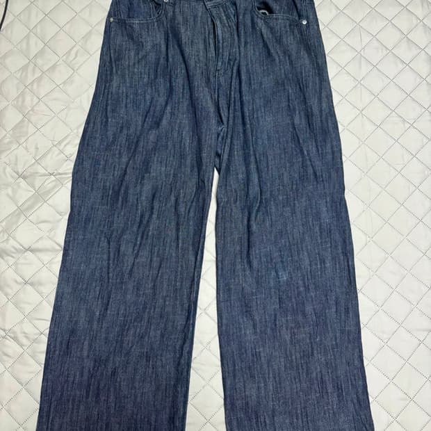 [34] 에잇세컨즈 슬럽 와이드핏 데님팬츠