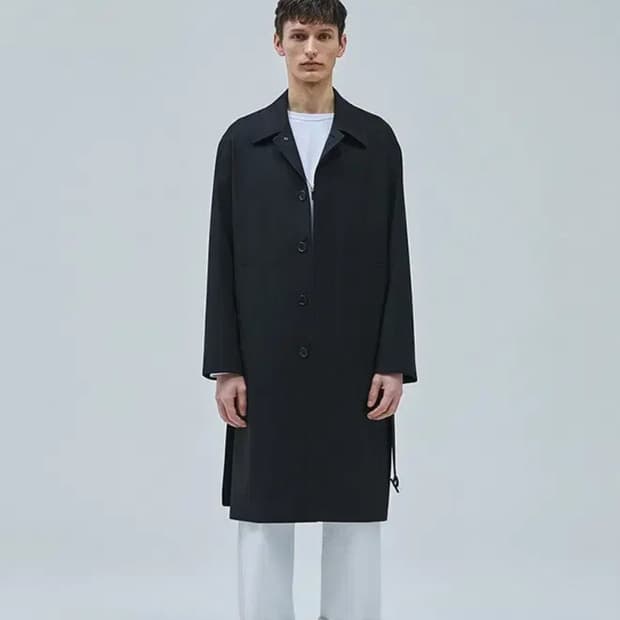 더티셔츠뮤지엄 발마칸코트 싱글코트