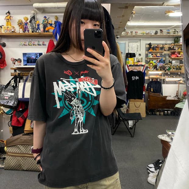 stussy X clot 스투시 클랏 협업 티셔츠
