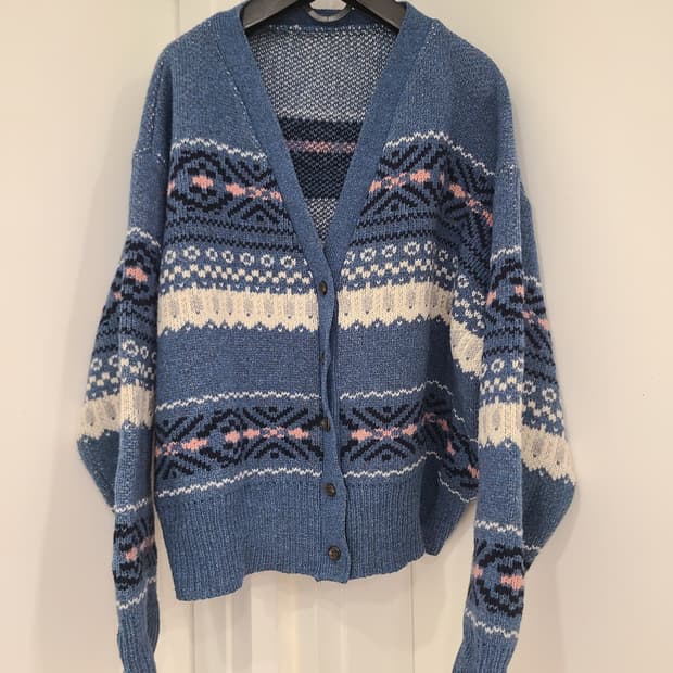 빅사이즈 노르딕 가디건