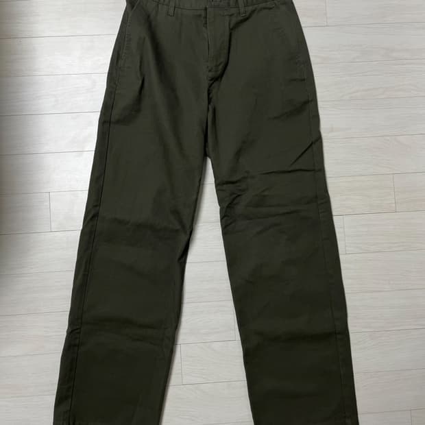 무신사 와이드 치노팬츠 29 [카키]