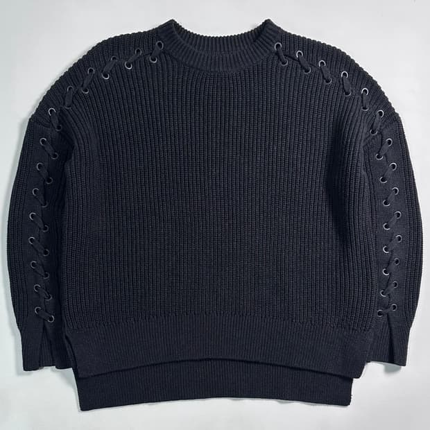 올 세인츠 레이스 디테일 니트