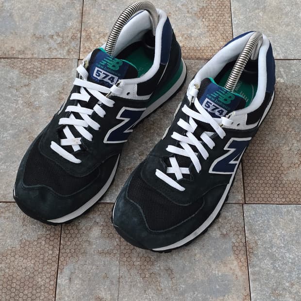 (255)뉴발란스 574 네이비 그린