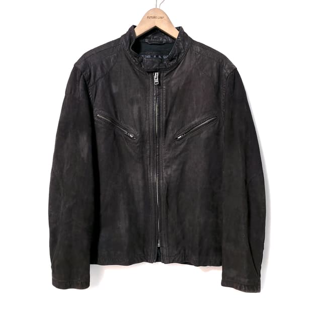 [L] 올드 갭 모터 자켓 다크브라운 90s