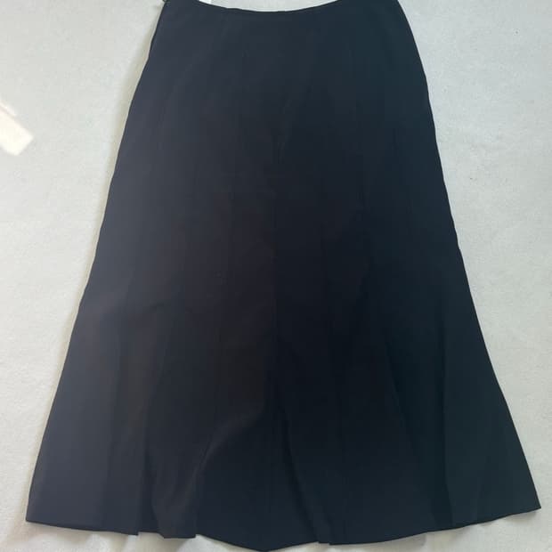 블랙 롱스커트