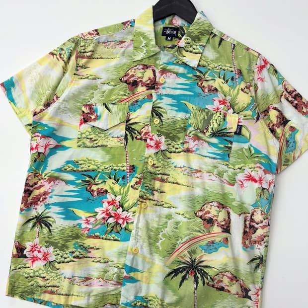 STUSSY 스투시 90‘s 하와이안 셔츠 