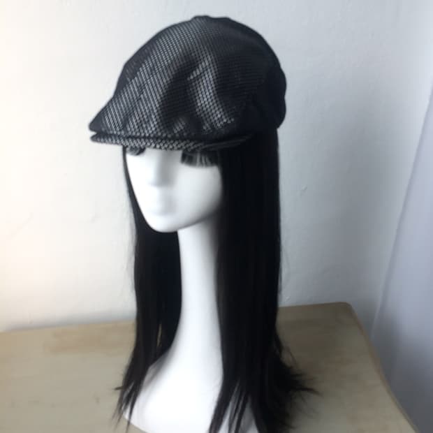 glossy hunting cap