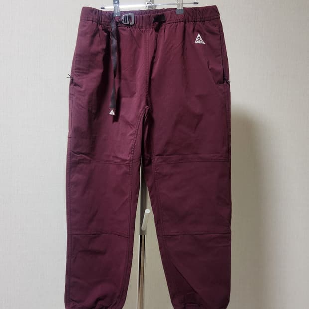 나이키 ACG 버건디/마룬 조거 팬츠 XL