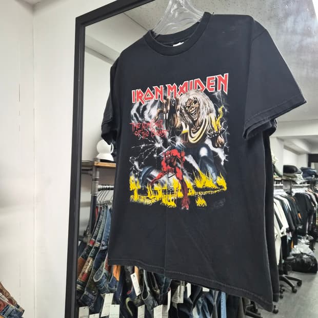 00s Iron Maiden 투어 티셔츠