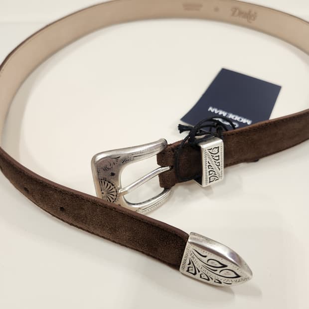 드레익스 스웨이드 웨스턴 벨트 M사이즈