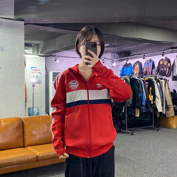 아디다스 뮌헨 컬러블록 트랙탑 져지 B3961