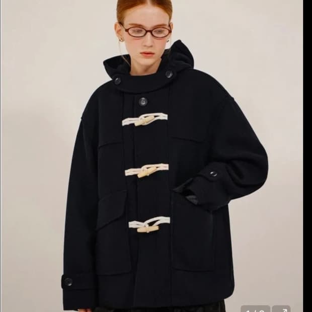 KIIMUIR 울 더플 숏코트 M