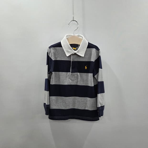 폴로랄프로렌 키즈 스트라이프 럭비티 4