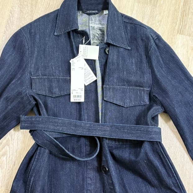 유니클로 데님 셔츠형 자켓 S 새상품 미착용