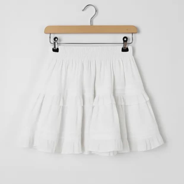 벨벳 프릴 캉캉 스커트