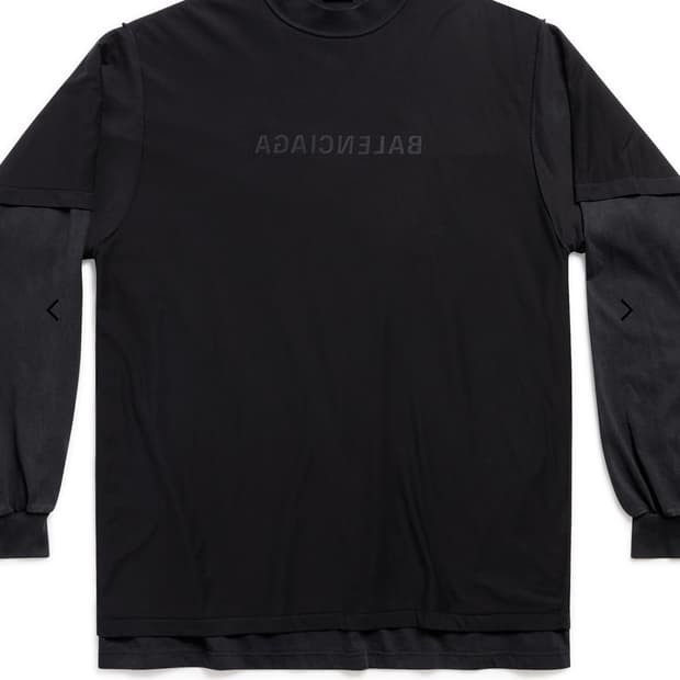 발렌시아가 트롱프뢰유 롱슬리브