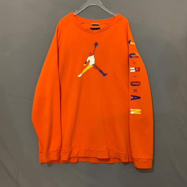 3XL 나이키 조던 DNA 플리스 프린팅 빅사이즈 기모 맨투맨