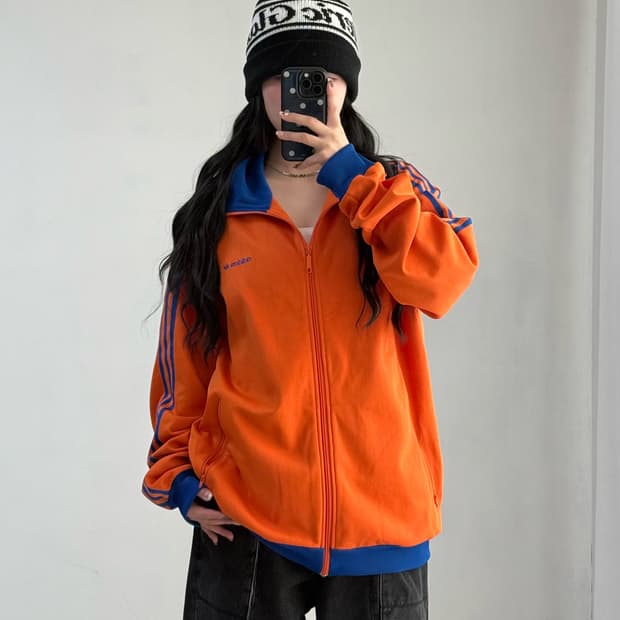 아디다스 베켄바우어 오렌지 져지