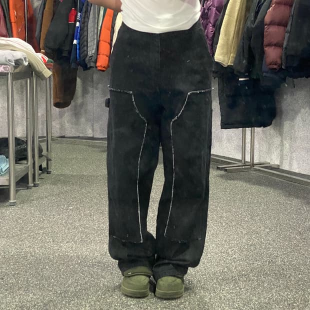 CDW 디트로이트 흑청 데님 팬츠 B3566