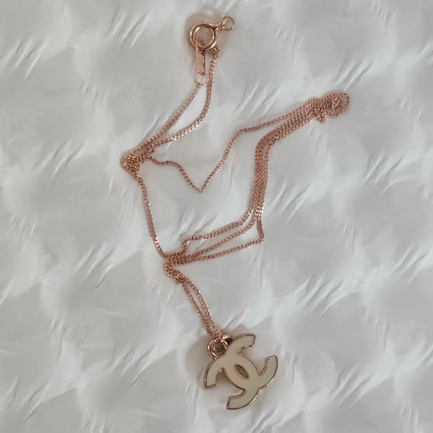 925실버 샤넬 정품 빈티지 업사이클링 목걸이