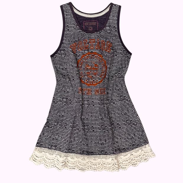 vintage purple stripe sleeveless