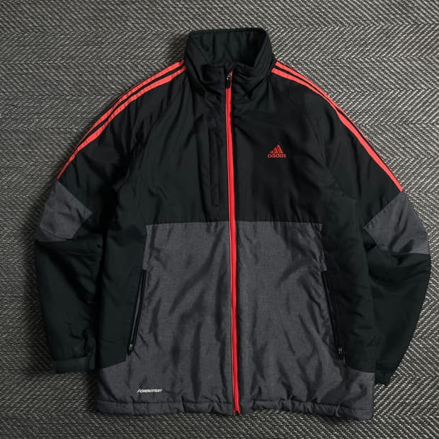 00s 아디다스 올드스쿨 포모션 배색 패디드 점퍼o 5032