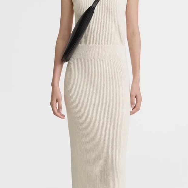 토템 토템스커트 니트스커트 롱스커트