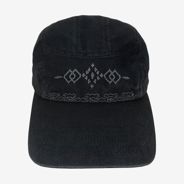TCM ethnic 3 panel cap (black)