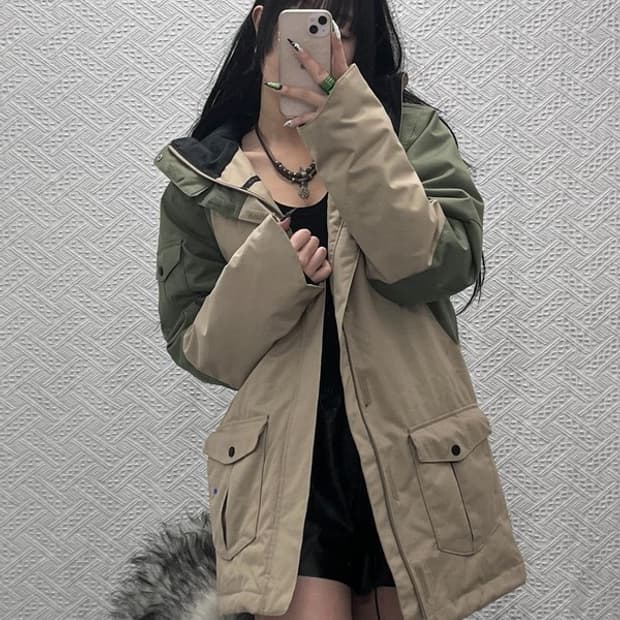 오클리 B-52 레트로 덕다운 스노우 패딩 자켓 S C08561