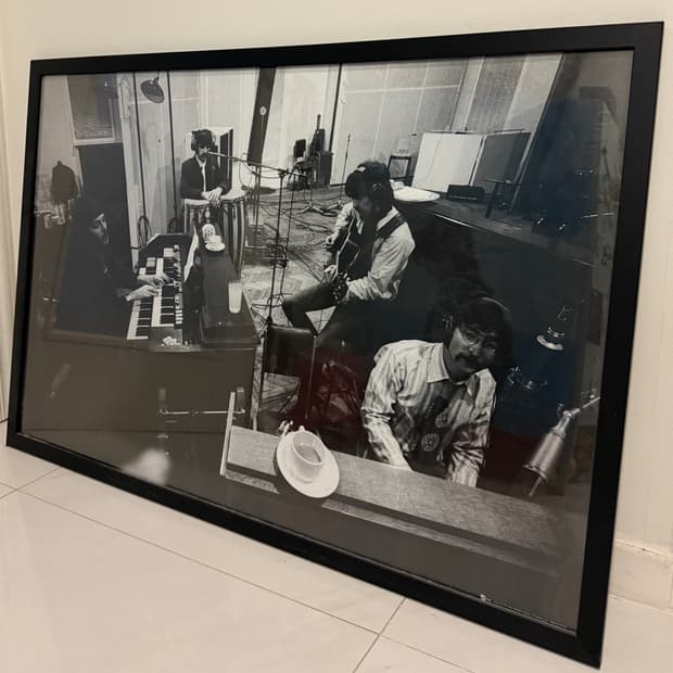 비틀즈 Abbey Road 스튜디오 포스터 액자