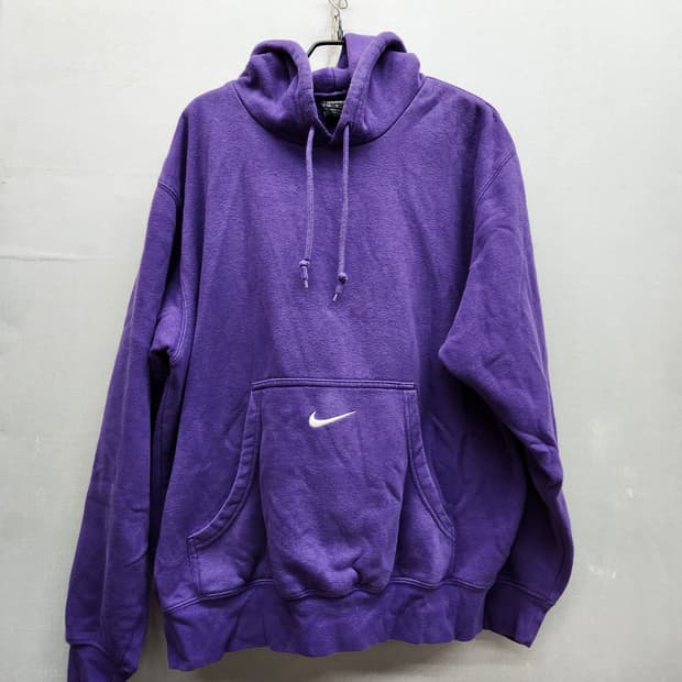 90's 나이키 센터스우시 퍼플 후드티 S(XL) 남여공용