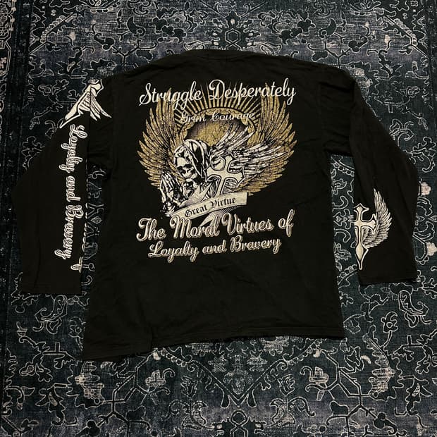 Vkei punk rock vintage long sleeve