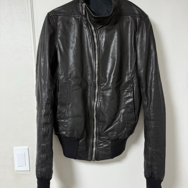 릭오웬스 몰리노 램스킨 자켓