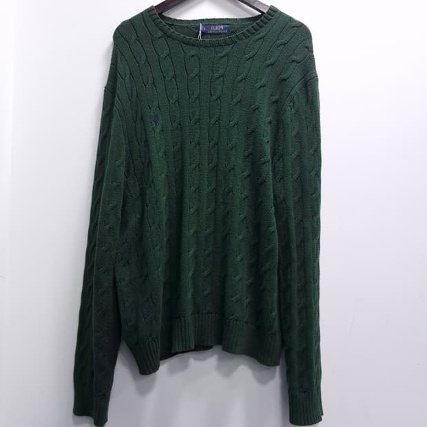 폴로 랄프로렌 꽈베기 니트 XL