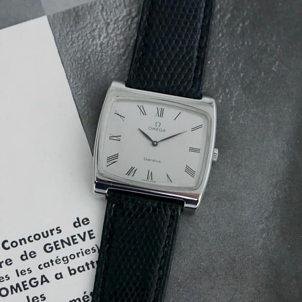 오메가 빈티지 제네브 탱크 로만