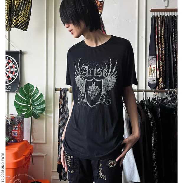 ARIES Gothic Punk Printed 1/2 T-Shirt