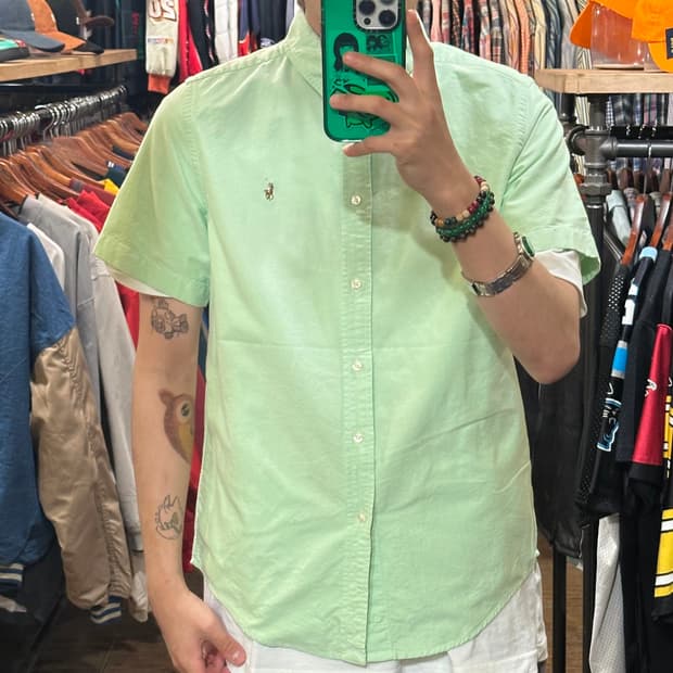 [HI] 폴로 랄프로렌 반팔셔츠 그린